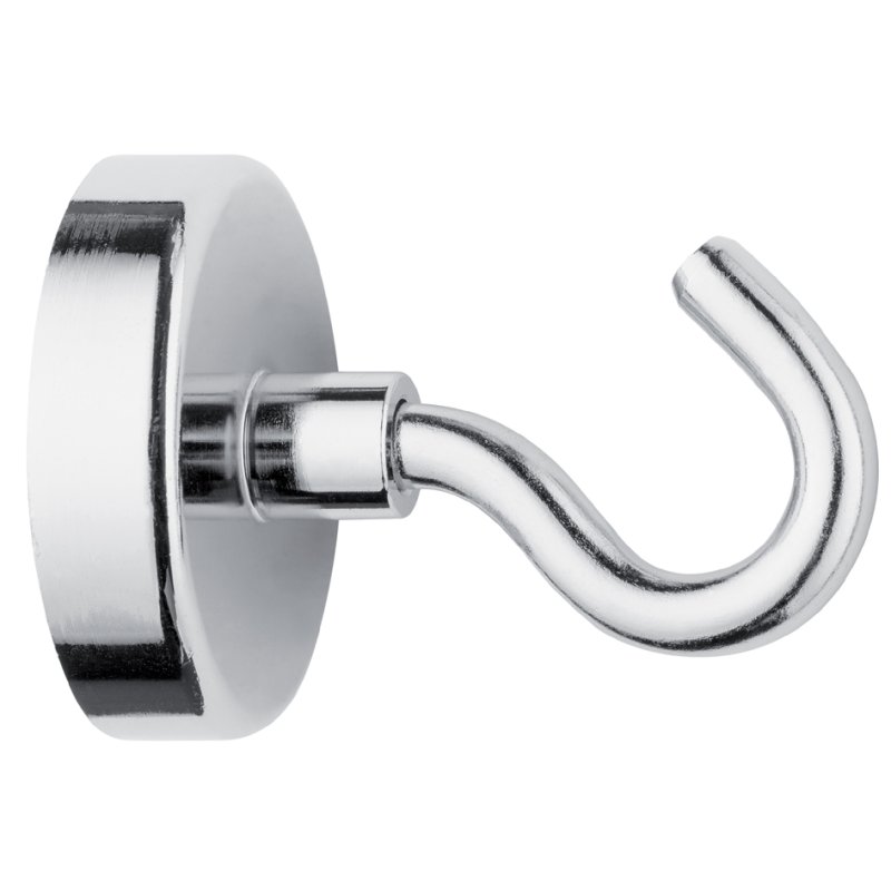 WESTCOTT magneethaak, zilver, rond 48 mm, 60 kg hefkracht